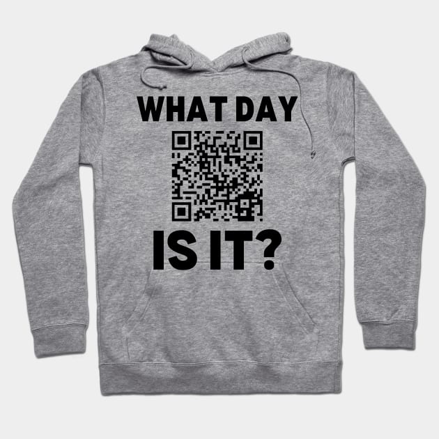 It is Wednesday My Dudes QR Code Hoodie by CursedContent